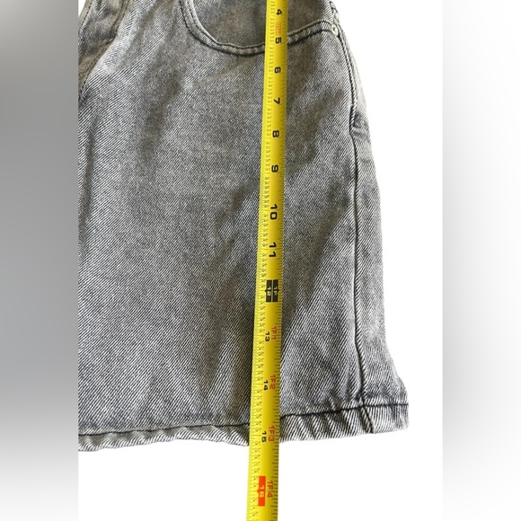 Zara Gray High Waist Shorts Vintage Style - Picture 6 of 7